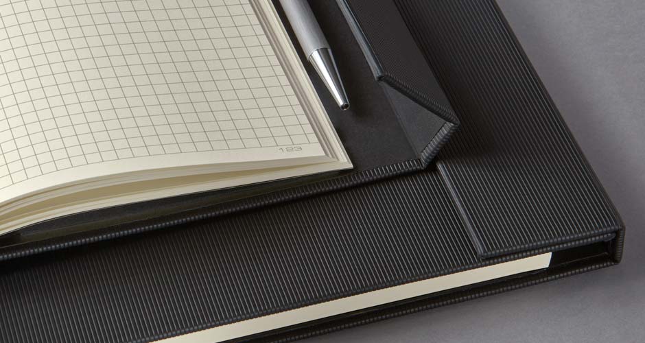 A5 13,5 x 21 cm noir Conceptum SIGEL CO863 Cahier de notes env couverture souple ligné 